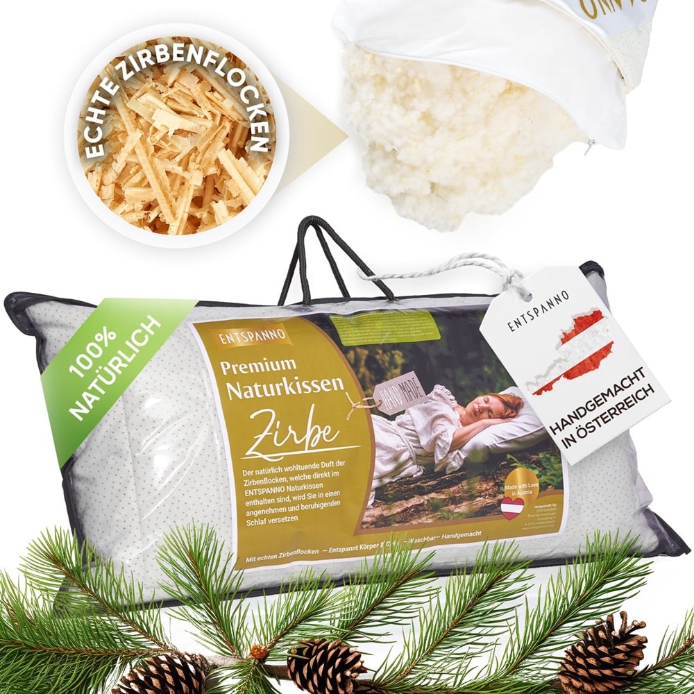 Premium Naturkissen Zirbe -