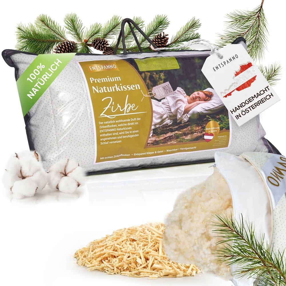 Premium Naturkissen Zirbe -