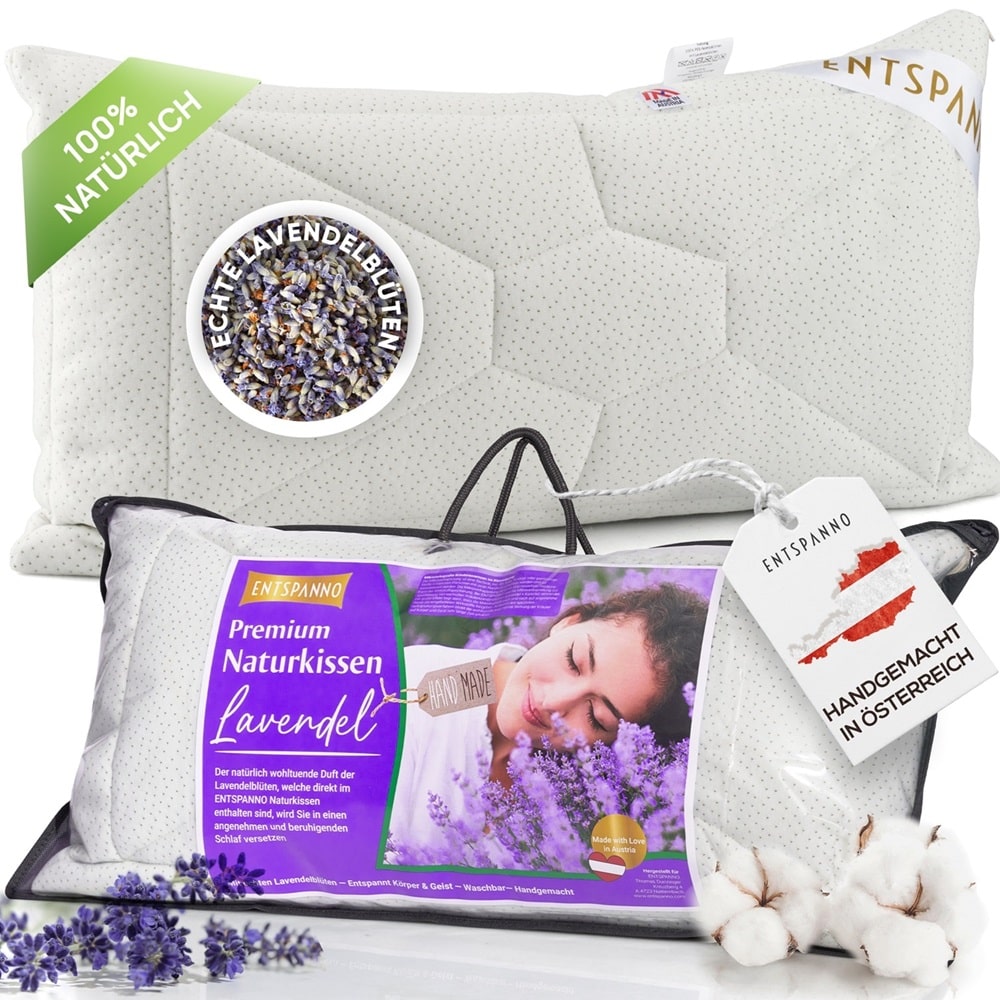 Premium Naturkissen Lavendel -