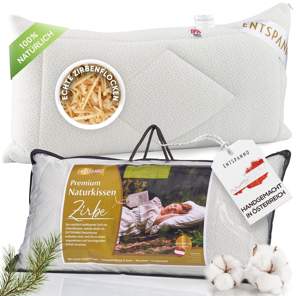 Premium Naturkissen Zirbe -
