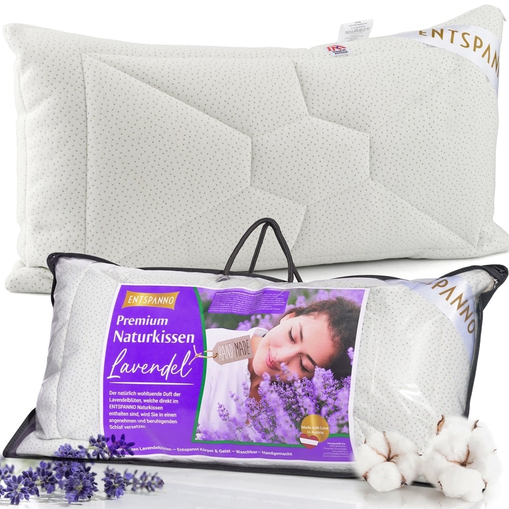 Premium Naturkissen Lavendel -