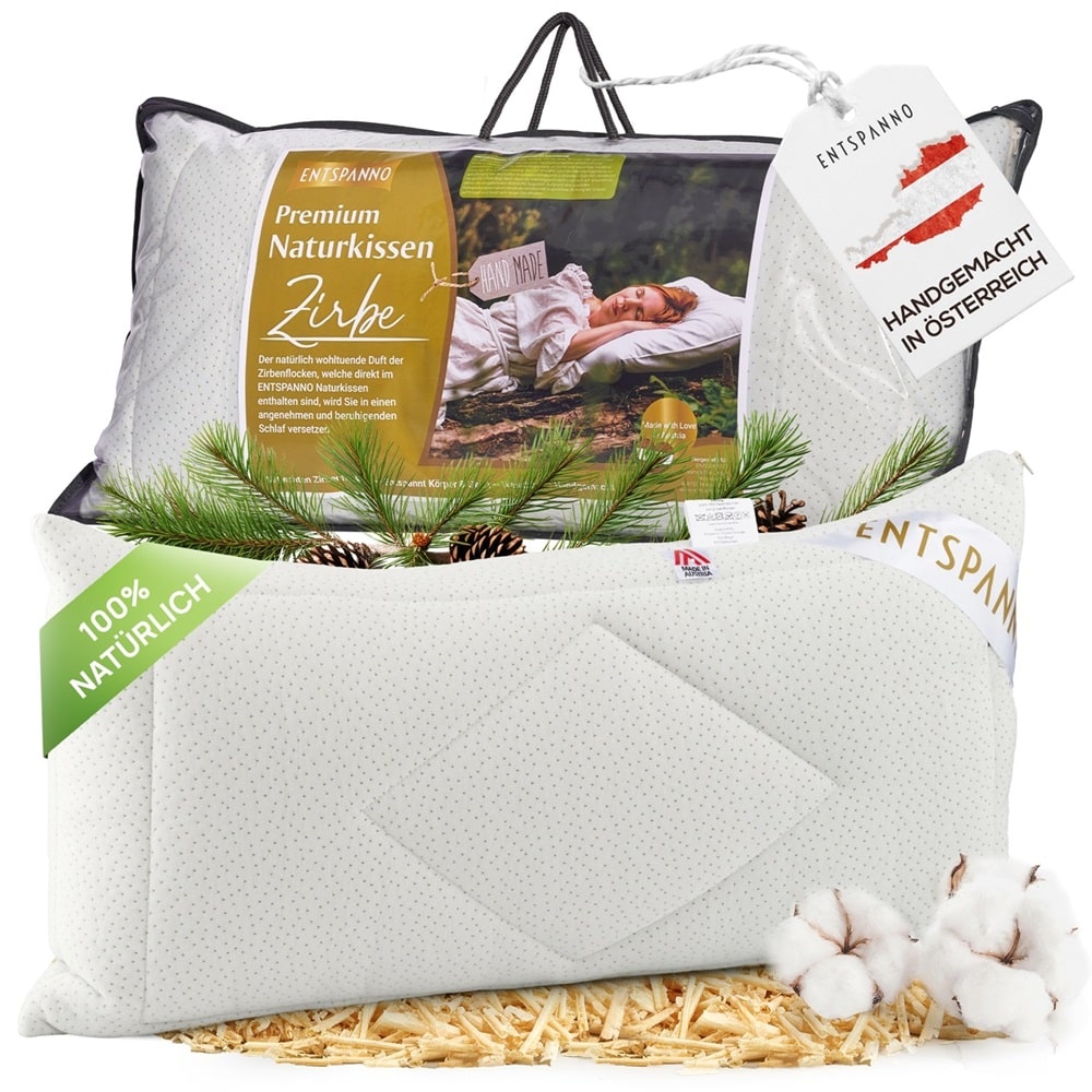 Premium Naturkissen Zirbe -