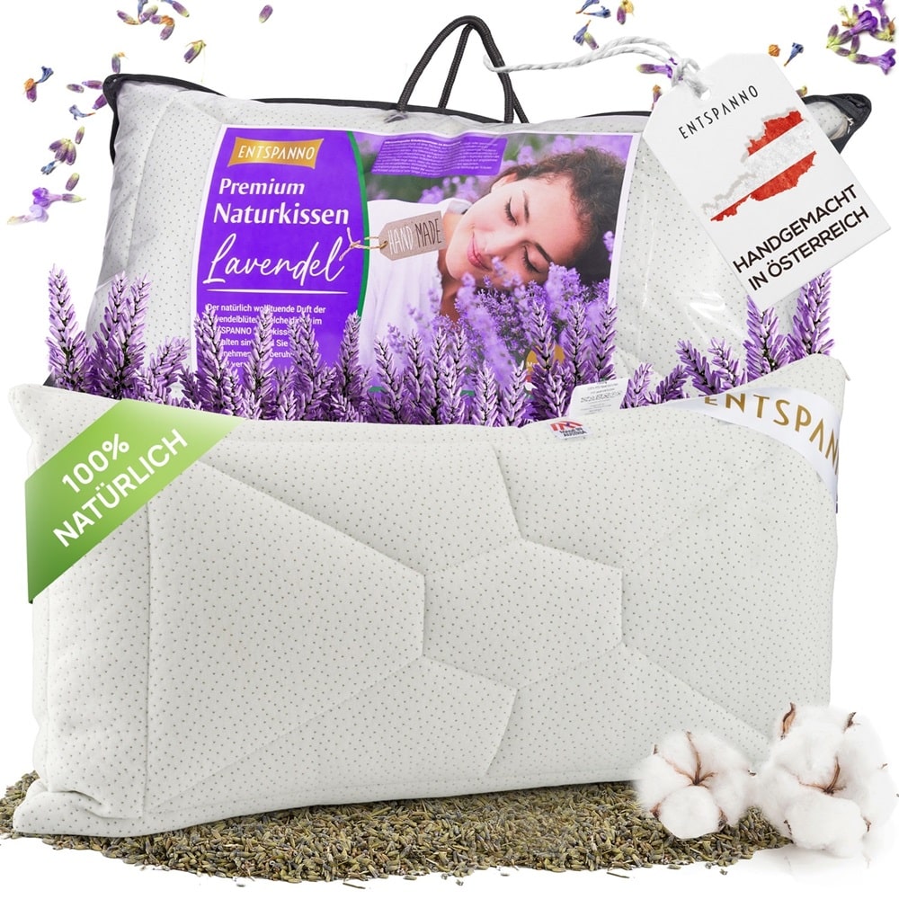 Premium Naturkissen Lavendel -