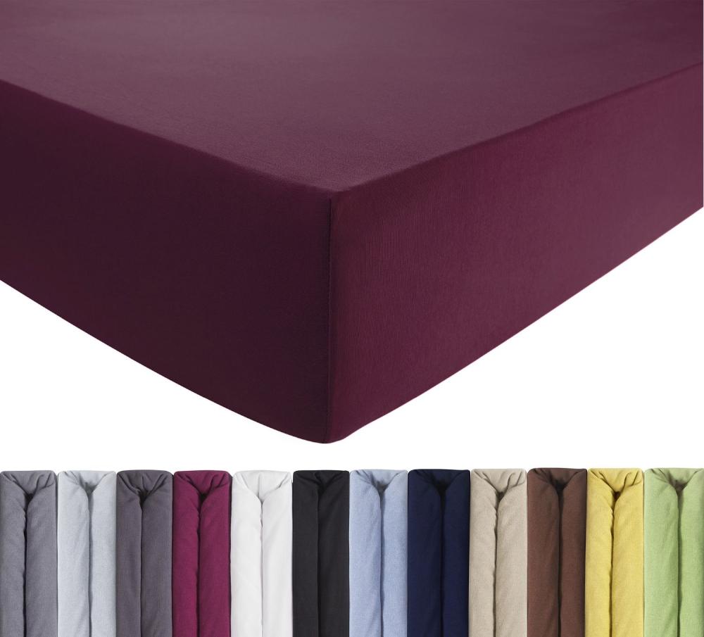 Luxus Spannbettlaken 180x200 - 200x220 - Orchidee