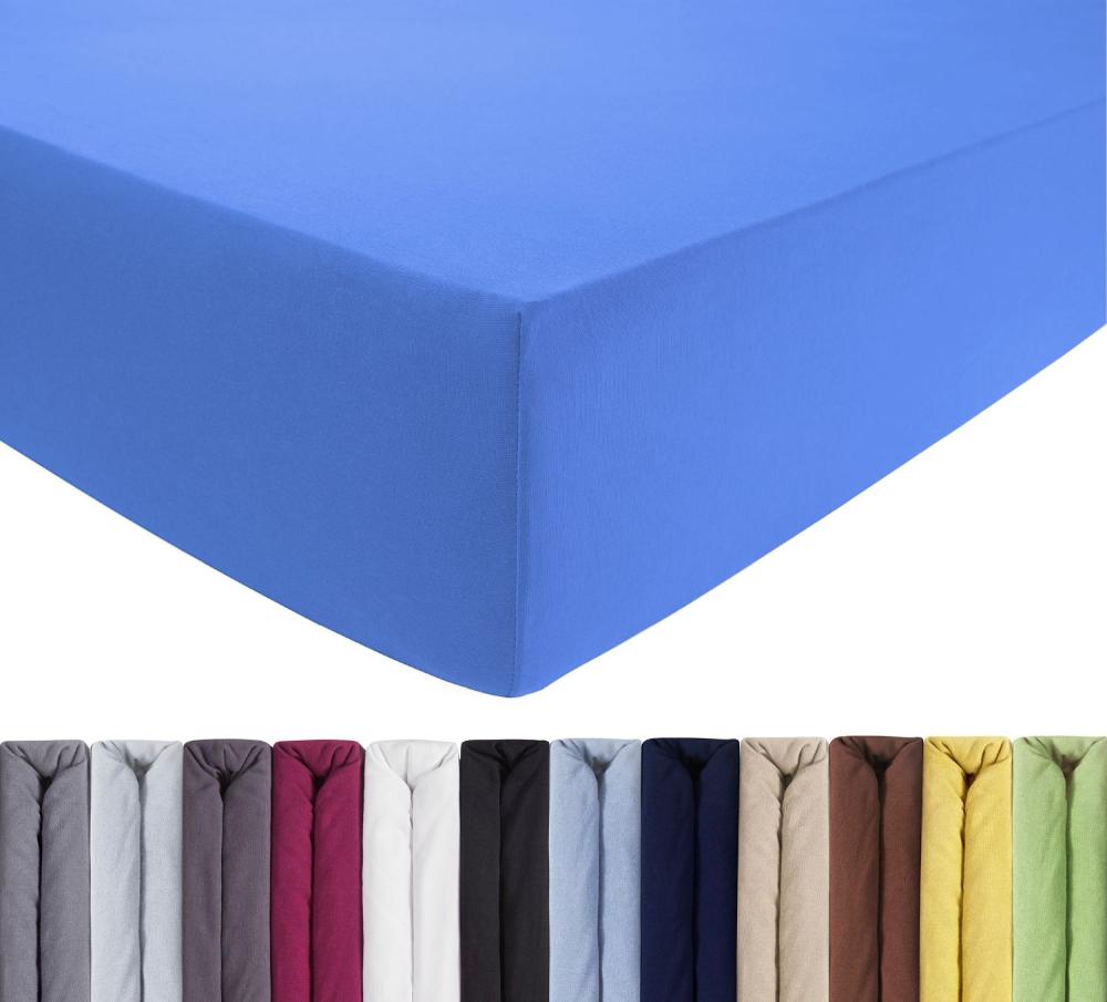 Luxus Spannbettlaken 90-100 x 200-220 cm - Königsblau