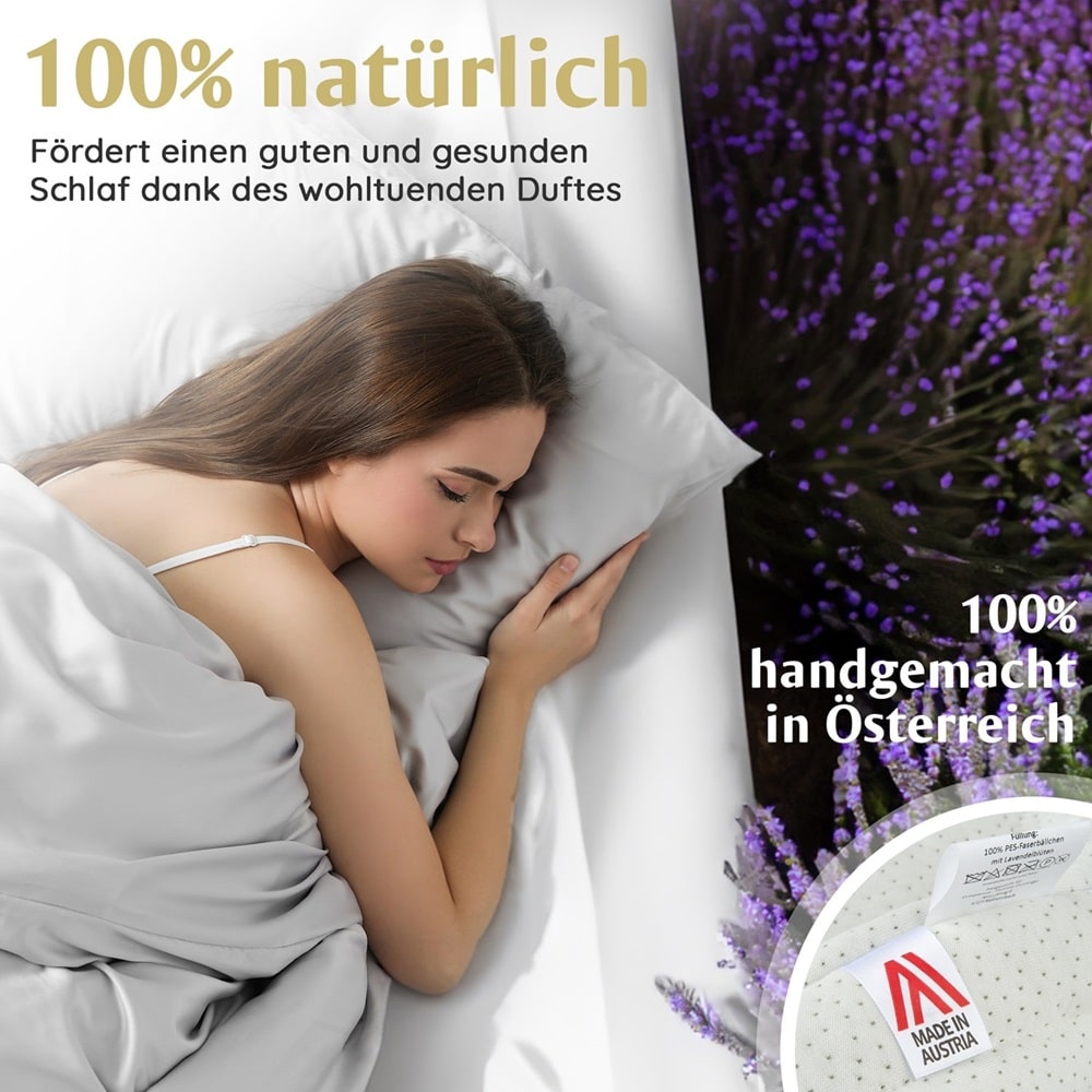 Premium Naturkissen Lavendel -