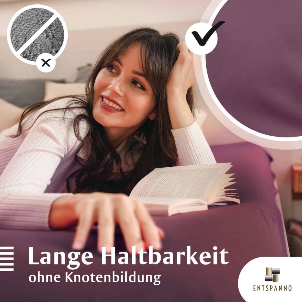 Luxus Spannbettlaken 180x200 - 200x220 -