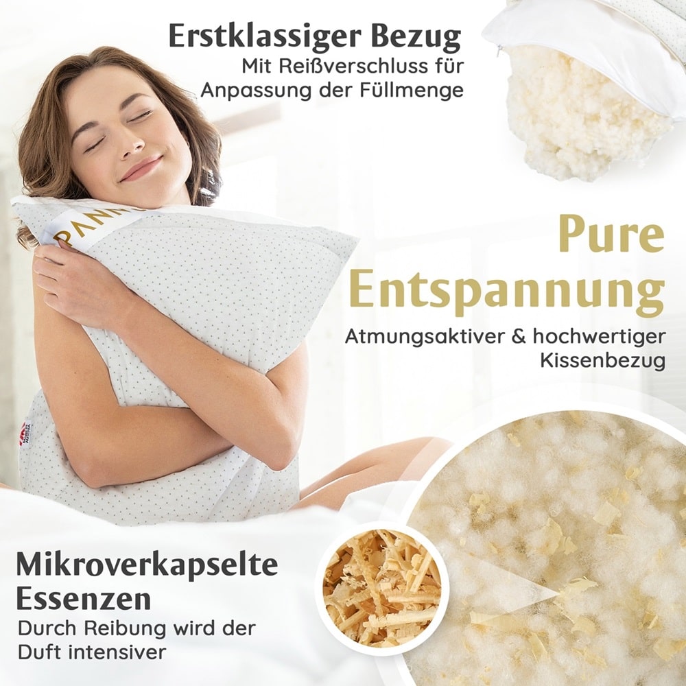 Premium Naturkissen Zirbe -