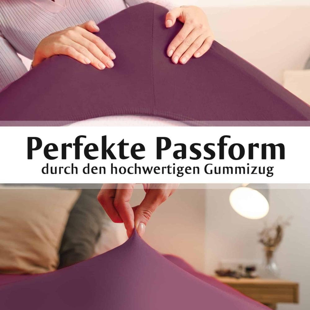 Luxus Spannbettlaken 180x200 - 200x220 -