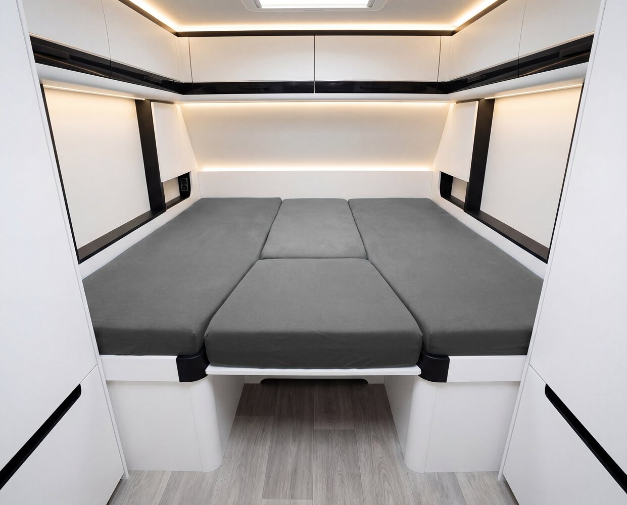 4-teiliges Spannbettlaken Set Wohnmobil und Wohnwagen