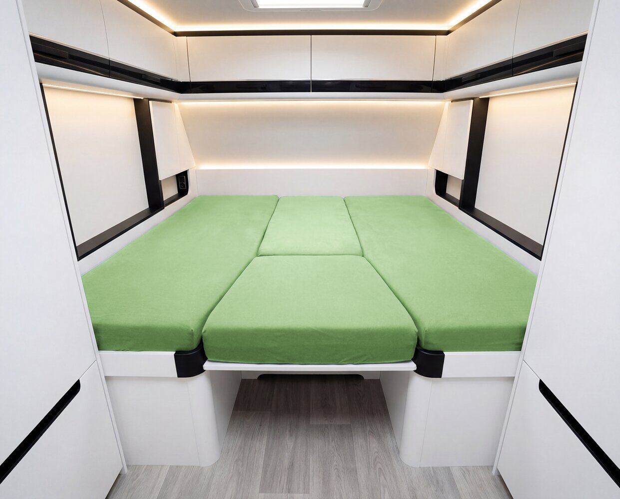 4-teiliges Spannbettlaken Set Wohnmobil und Wohnwagen