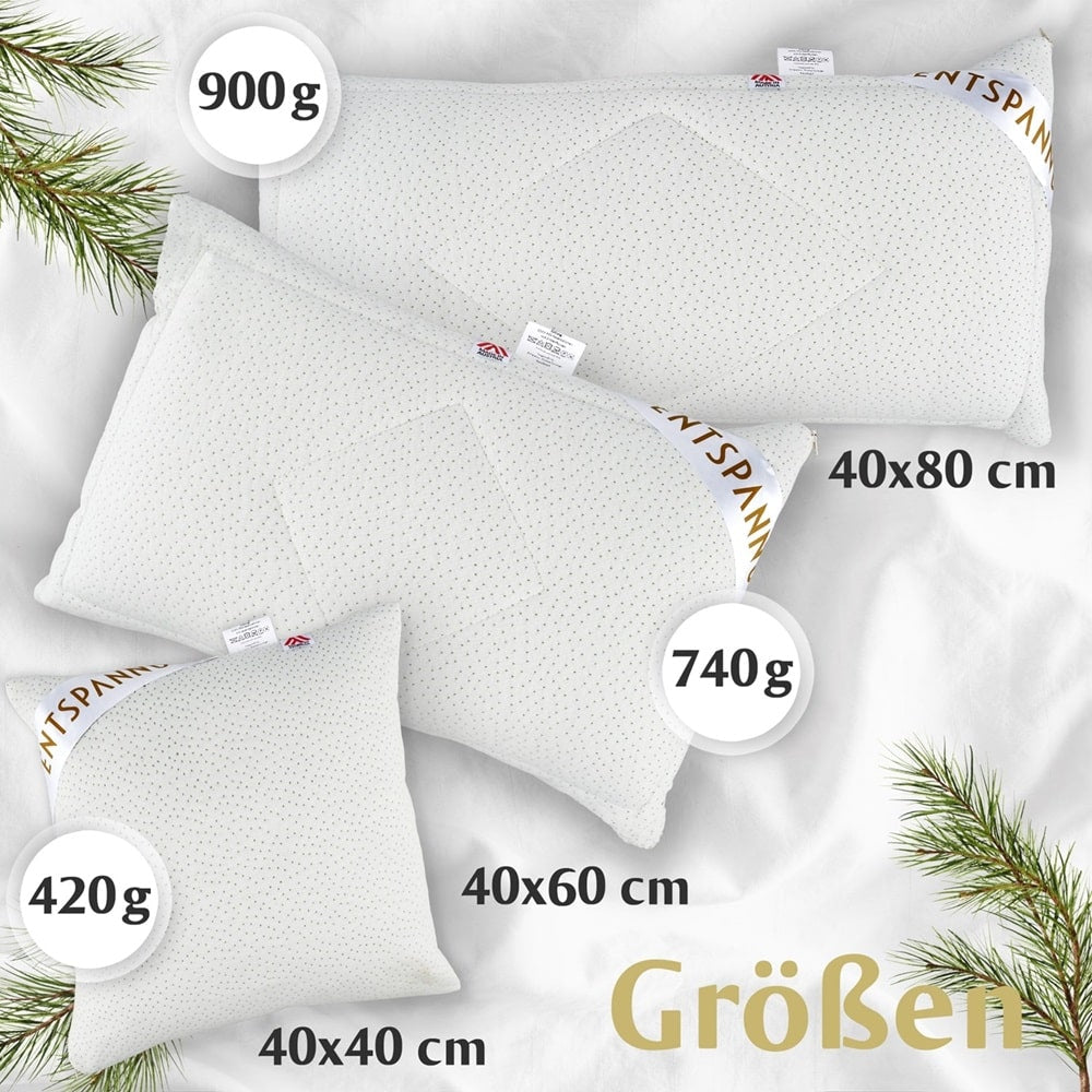 Premium Naturkissen Zirbe -