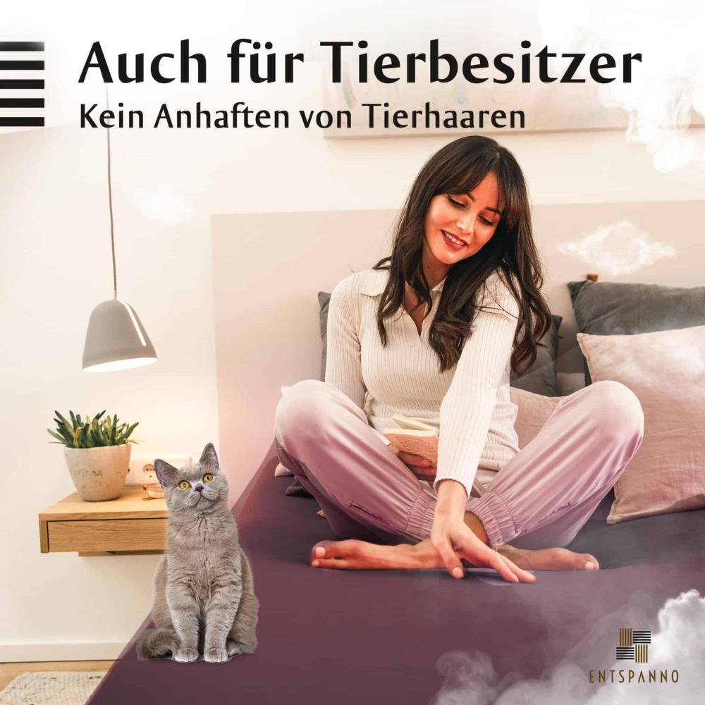 Luxus Spannbettlaken 90-100 x 200-220 cm -