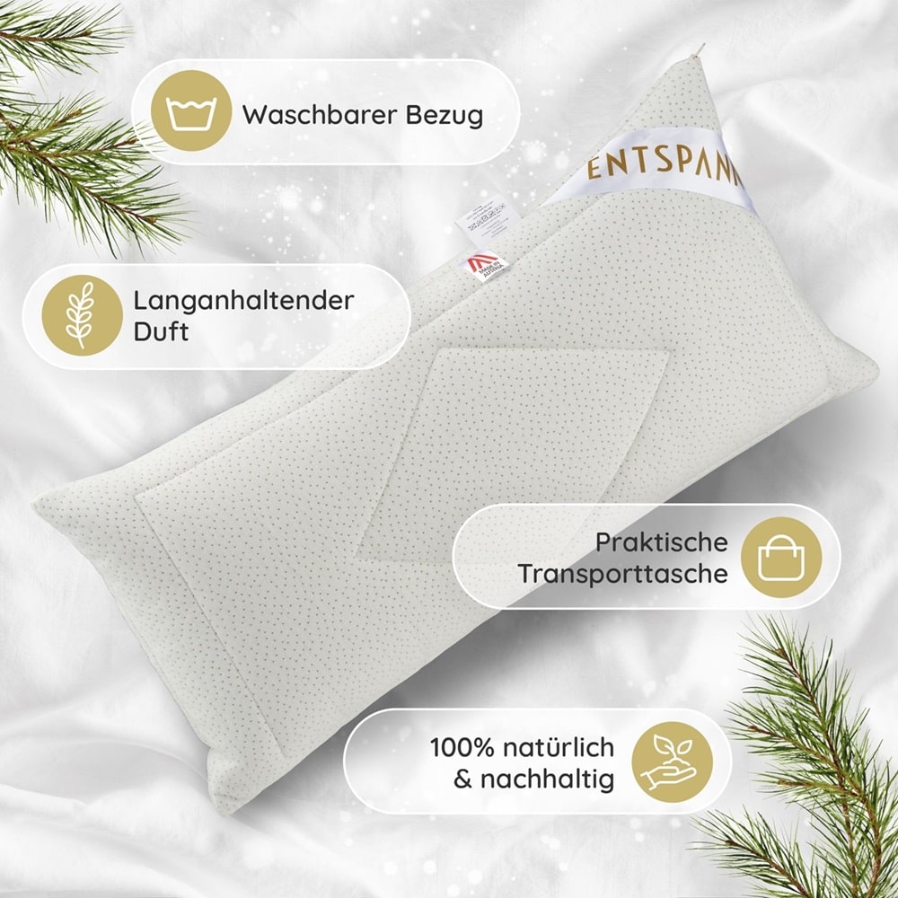 Premium Naturkissen Zirbe -