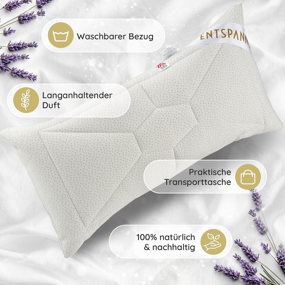Premium Naturkissen Lavendel -