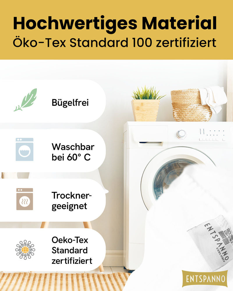 Luxus Spannbettlaken 120x200 - 130x200 cm -