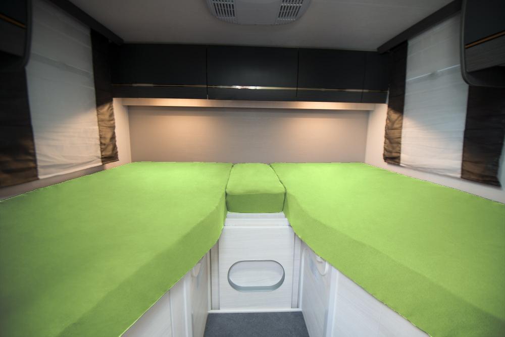 Luxus-Spannbettlaken für Wohnmobil & Wohnwagen 3-teilig - Pistazien-Grün