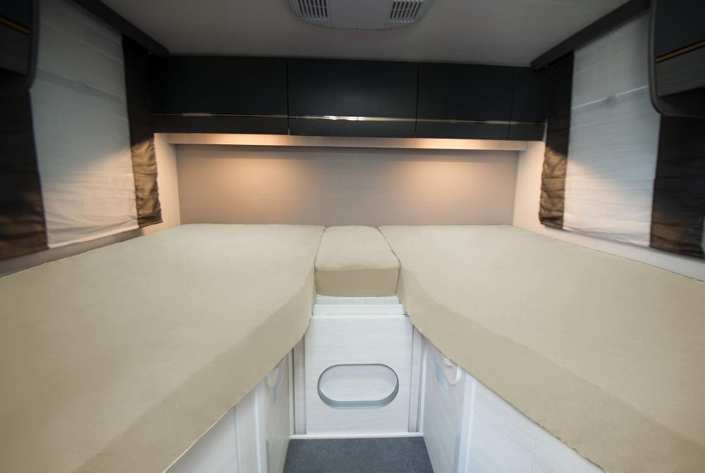 Luxus-Spannbettlaken für Wohnmobil & Wohnwagen 3-teilig - Sand