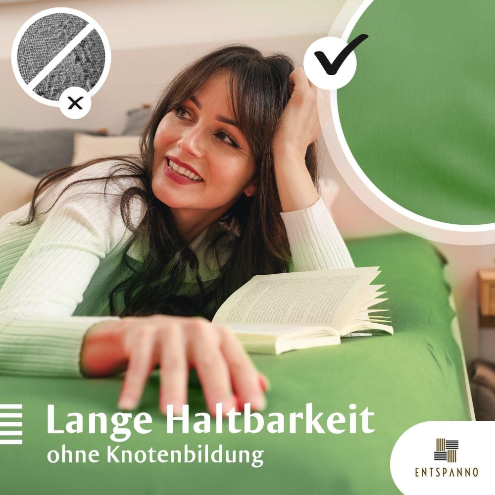 Luxus Spannbettlaken 90-100 x 200-220 cm -