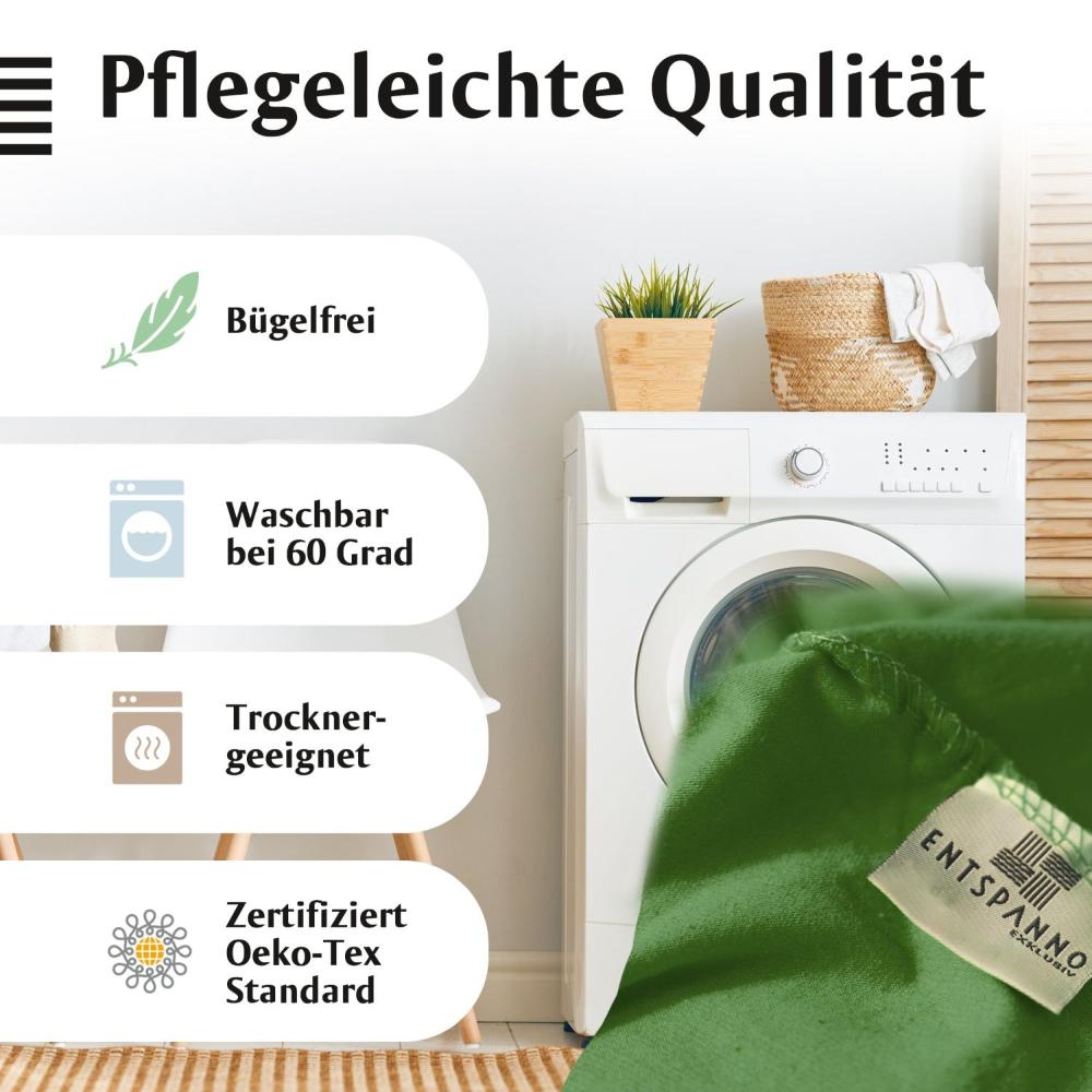 Luxus Spannbettlaken 90-100 x 200-220 cm -