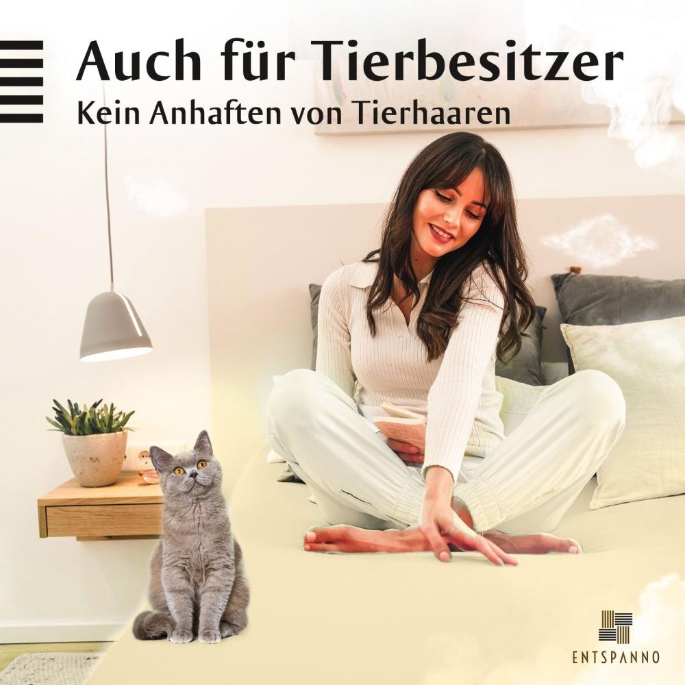 Luxus Spannbettlaken 90-100 x 200-220 cm -