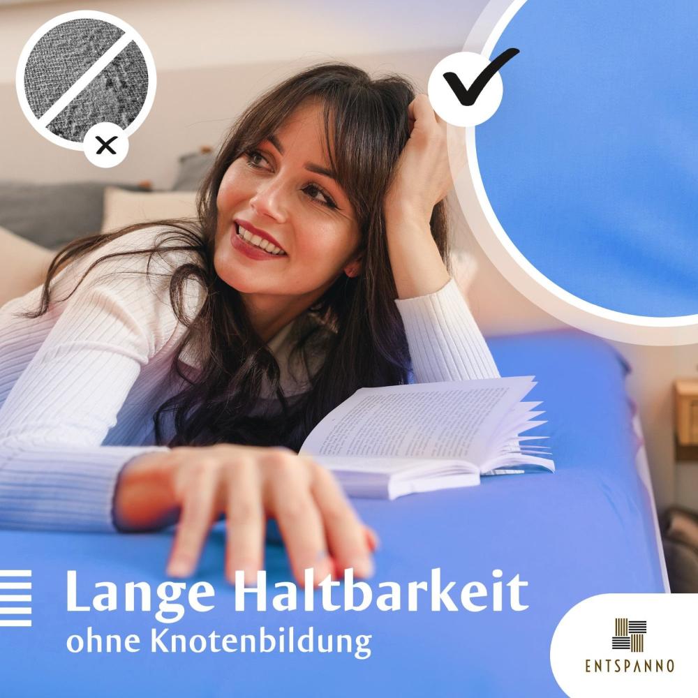 Luxus Spannbettlaken 90-100 x 200-220 cm -