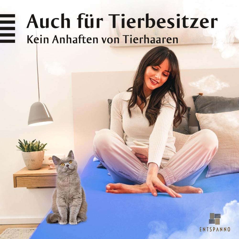 Luxus Spannbettlaken 90-100 x 200-220 cm -