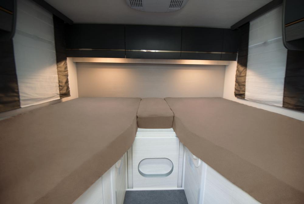 Luxus-Spannbettlaken für Wohnmobil & Wohnwagen 3-teilig - Edelbraun