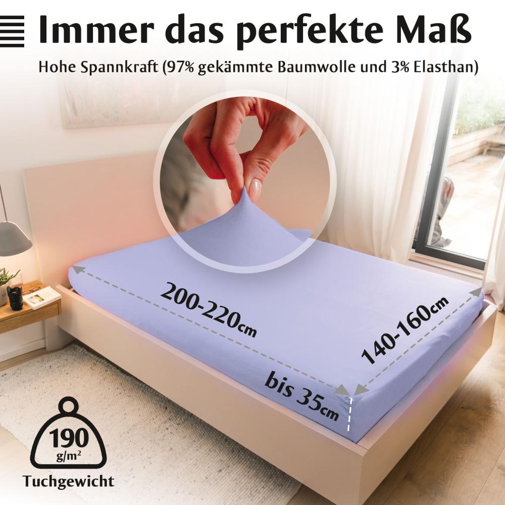 Luxus-Spannbettlaken 140-160 x 200-220 cm -