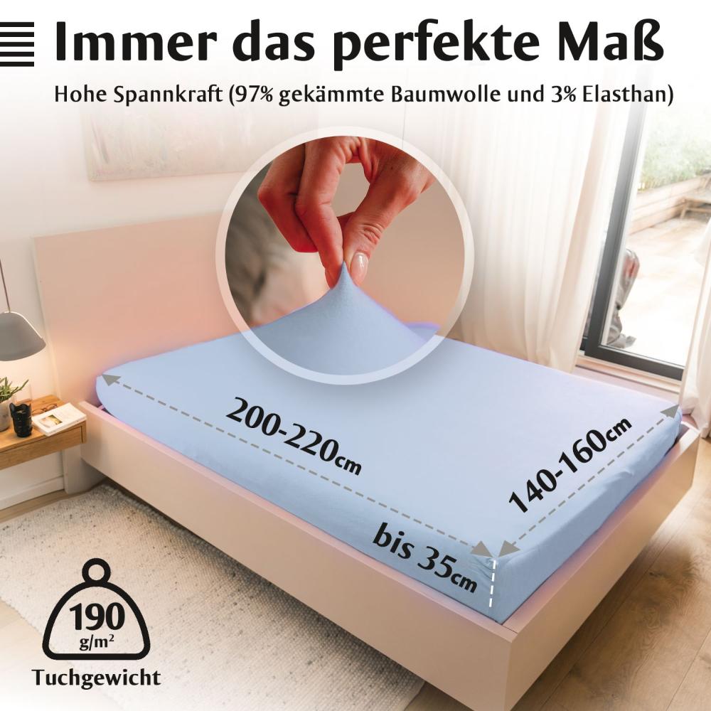 Luxus-Spannbettlaken 140-160 x 200-220 cm -