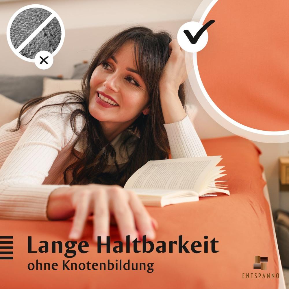 Luxus Spannbettlaken 90-100 x 200-220 cm -