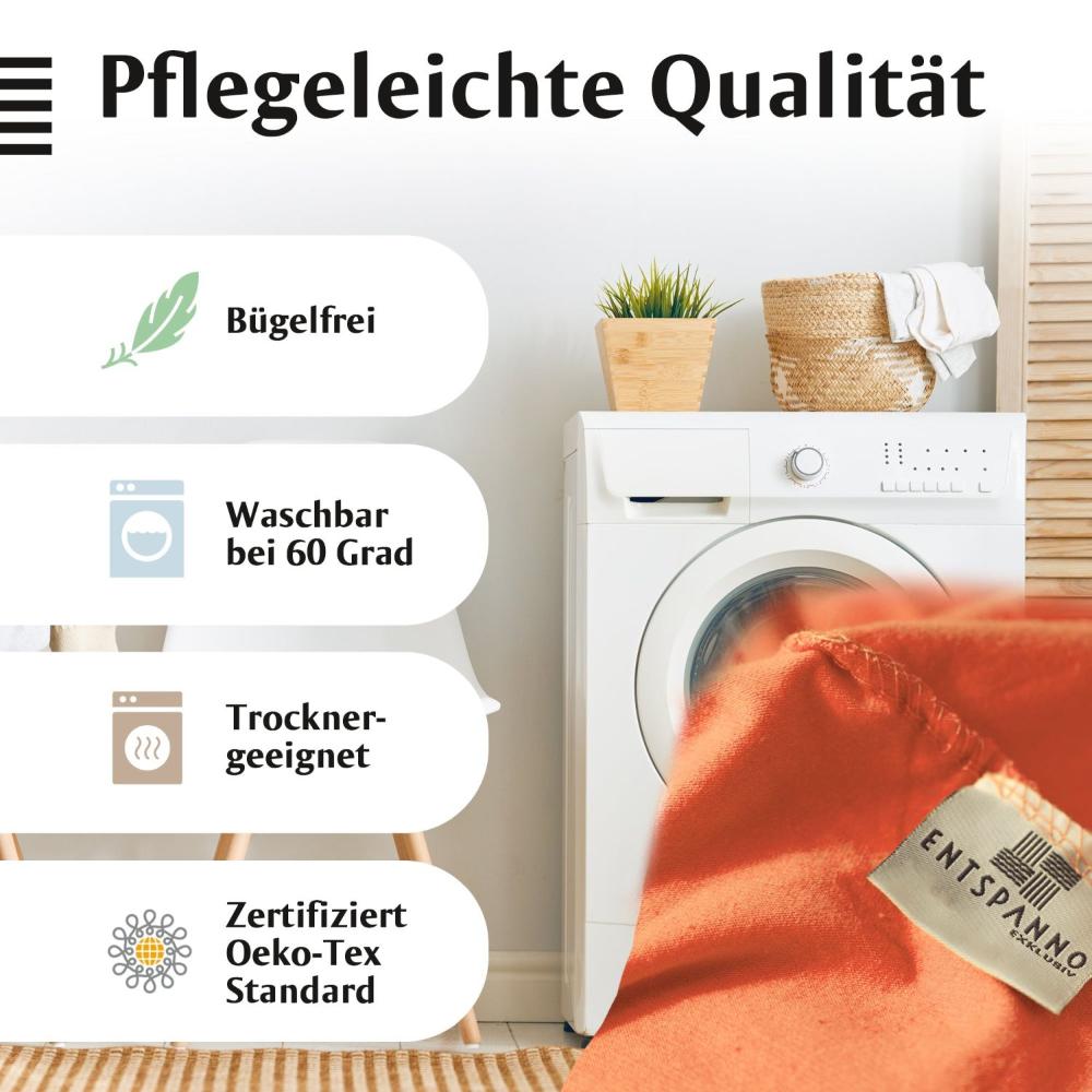 Luxus Spannbettlaken 180x200 - 200x220 -