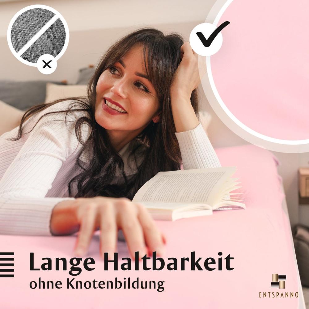 Luxus Spannbettlaken 180x200 - 200x220 -
