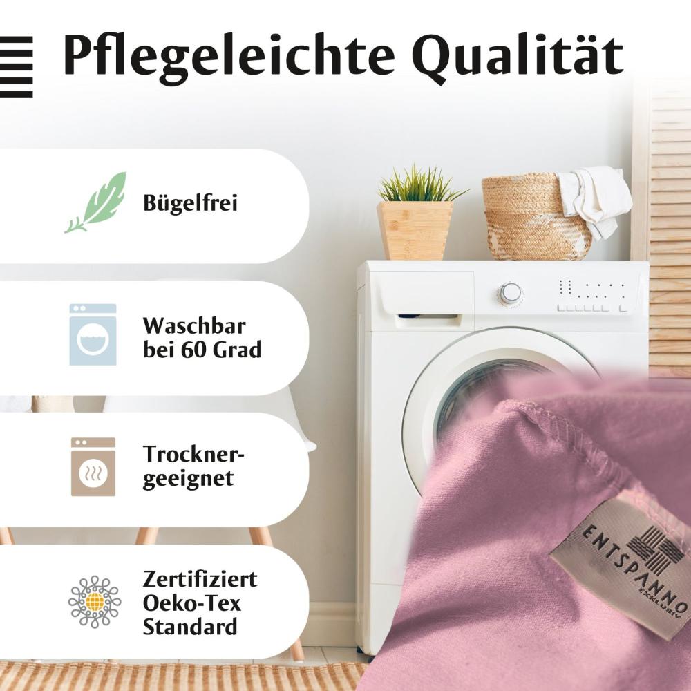 Luxus Spannbettlaken 180x200 - 200x220 -