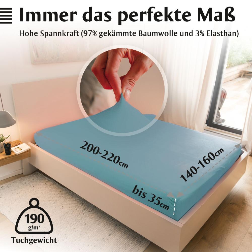 Luxus-Spannbettlaken 140-160 x 200-220 cm -