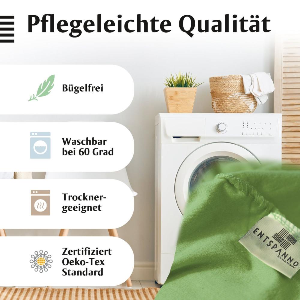 Luxus Spannbettlaken 90-100 x 200-220 cm -