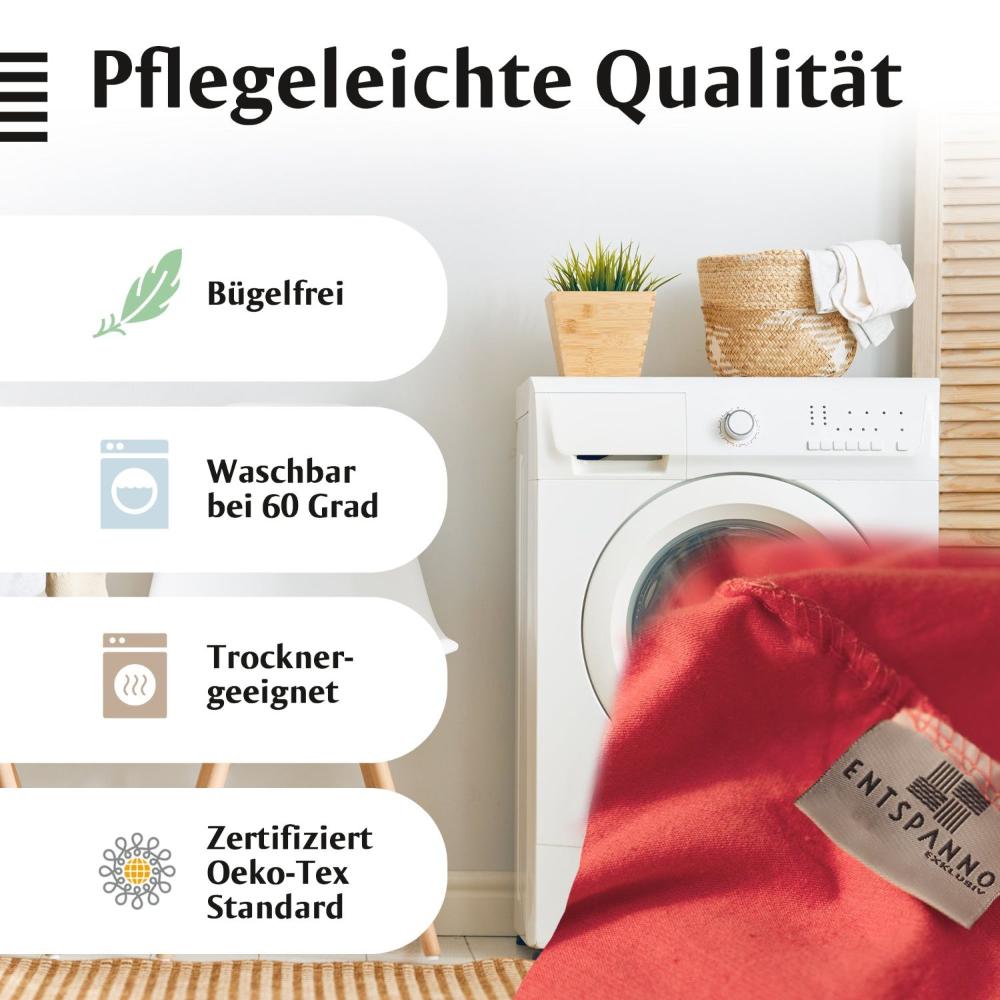 Luxus Spannbettlaken 90-100 x 200-220 cm -