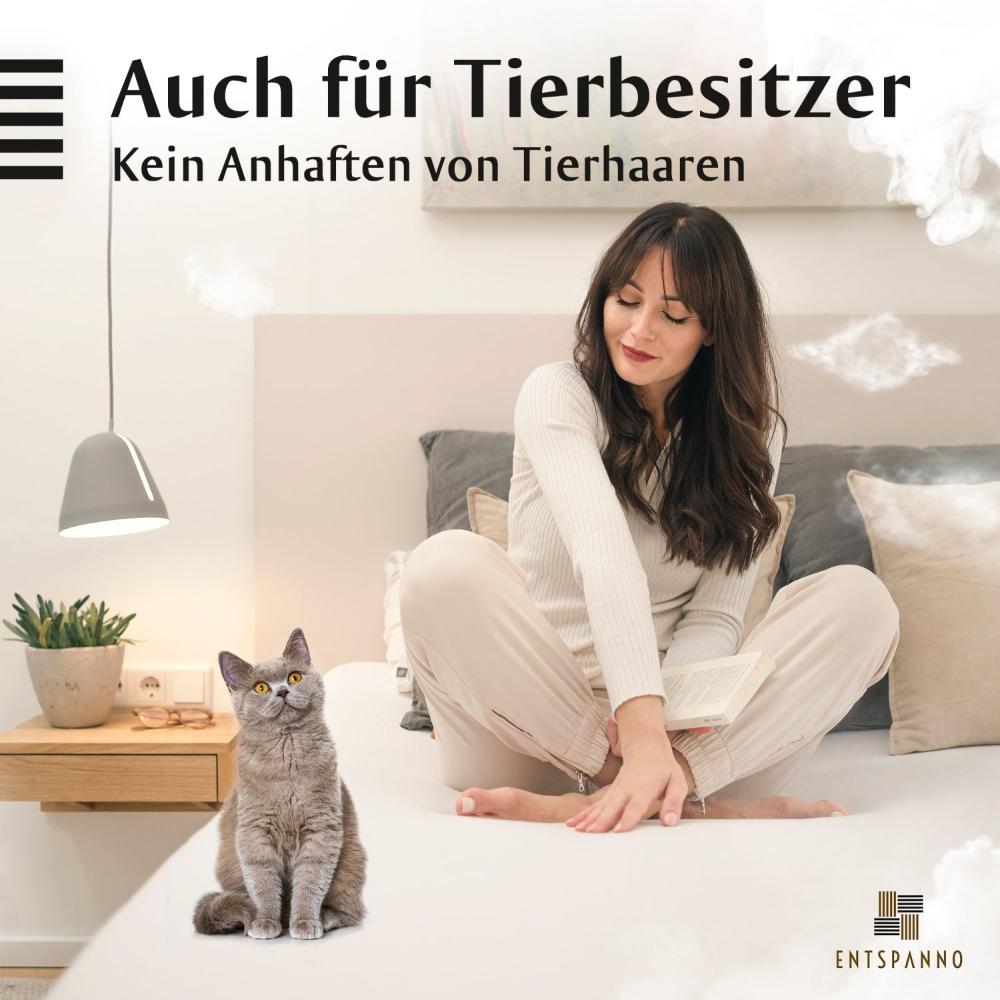 Luxus Spannbettlaken 90-100 x 200-220 cm -