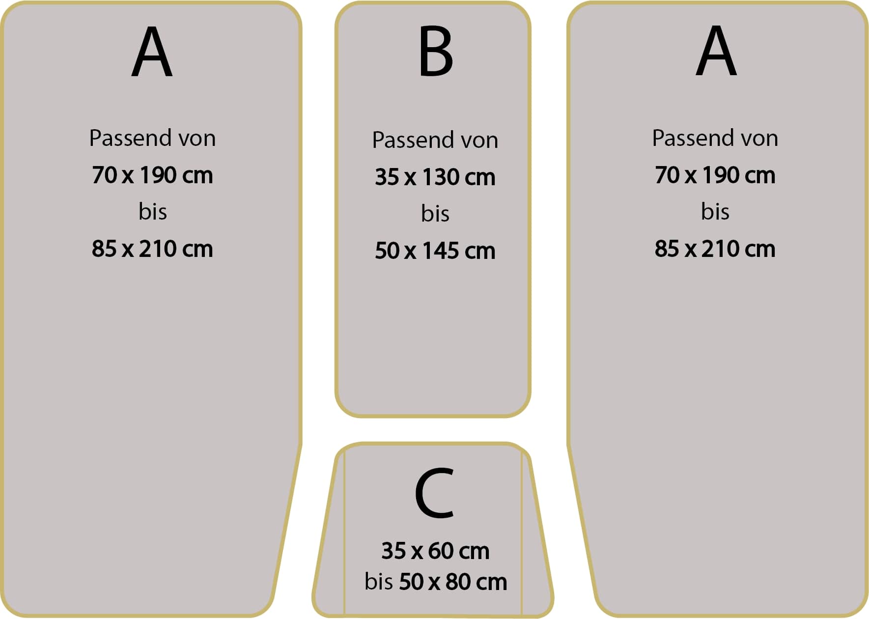 Luxus-Spannbettlaken für Wohnmobil & Wohnwagen 4-teilig - Creme