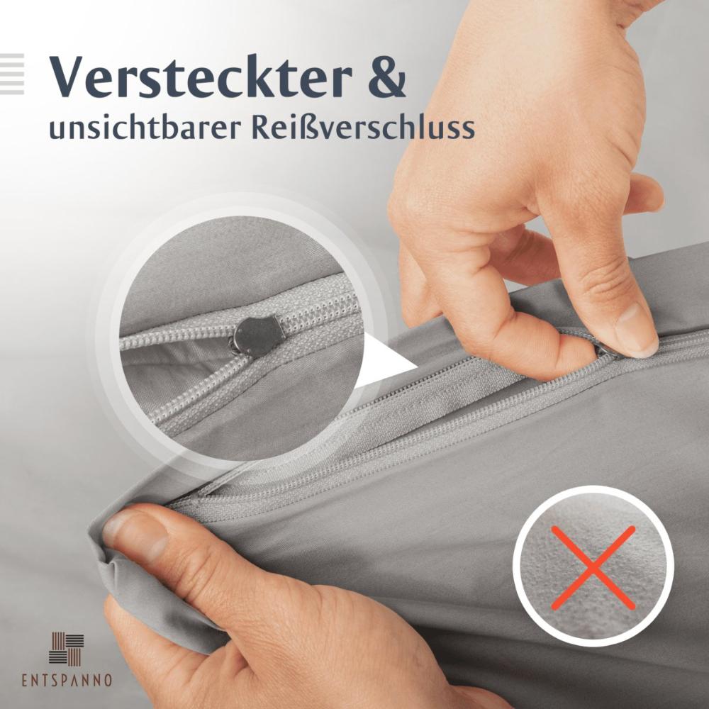 Luxus Baumwolle-Satin Bettwäsche Kissenbezug -