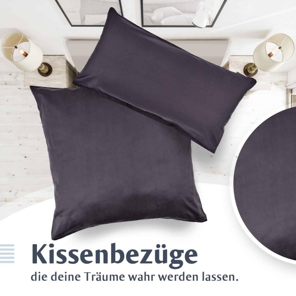 Luxus Baumwolle-Satin Bettwäsche Kissenbezug -