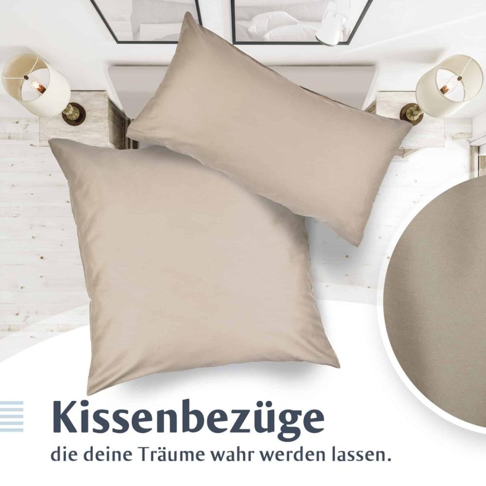 Luxus Baumwolle-Satin Bettwäsche Kissenbezug -