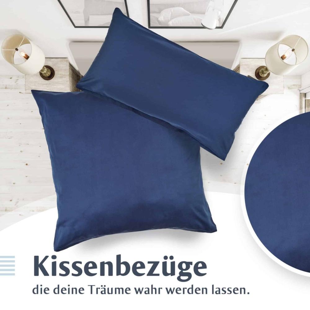 Luxus Baumwolle-Satin Bettwäsche Kissenbezug -