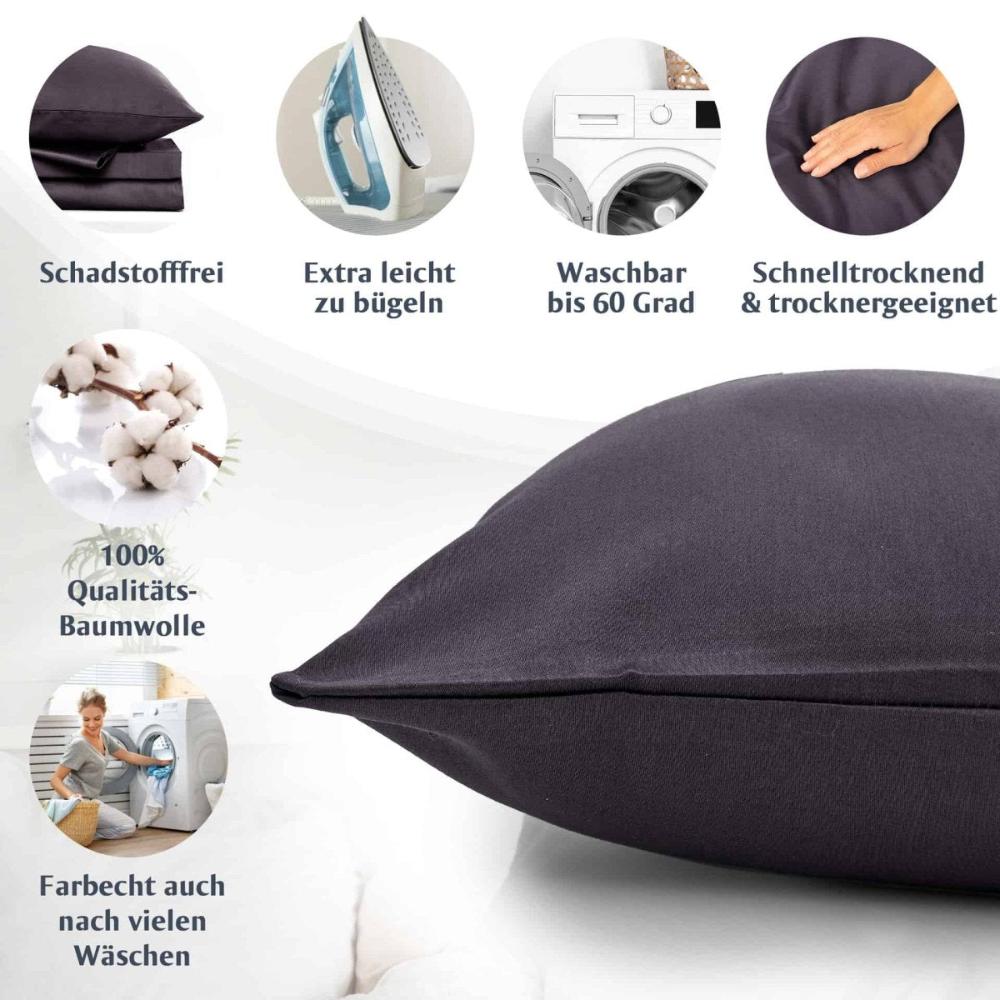 Luxus Baumwolle-Satin Bettwäsche Kissenbezug -