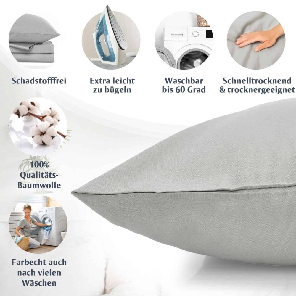 Luxus Baumwolle-Satin Bettwäsche Kissenbezug -