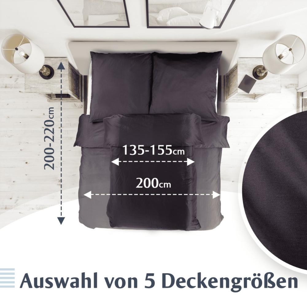 Luxus Baumwolle-Satin Bettwäsche Set -