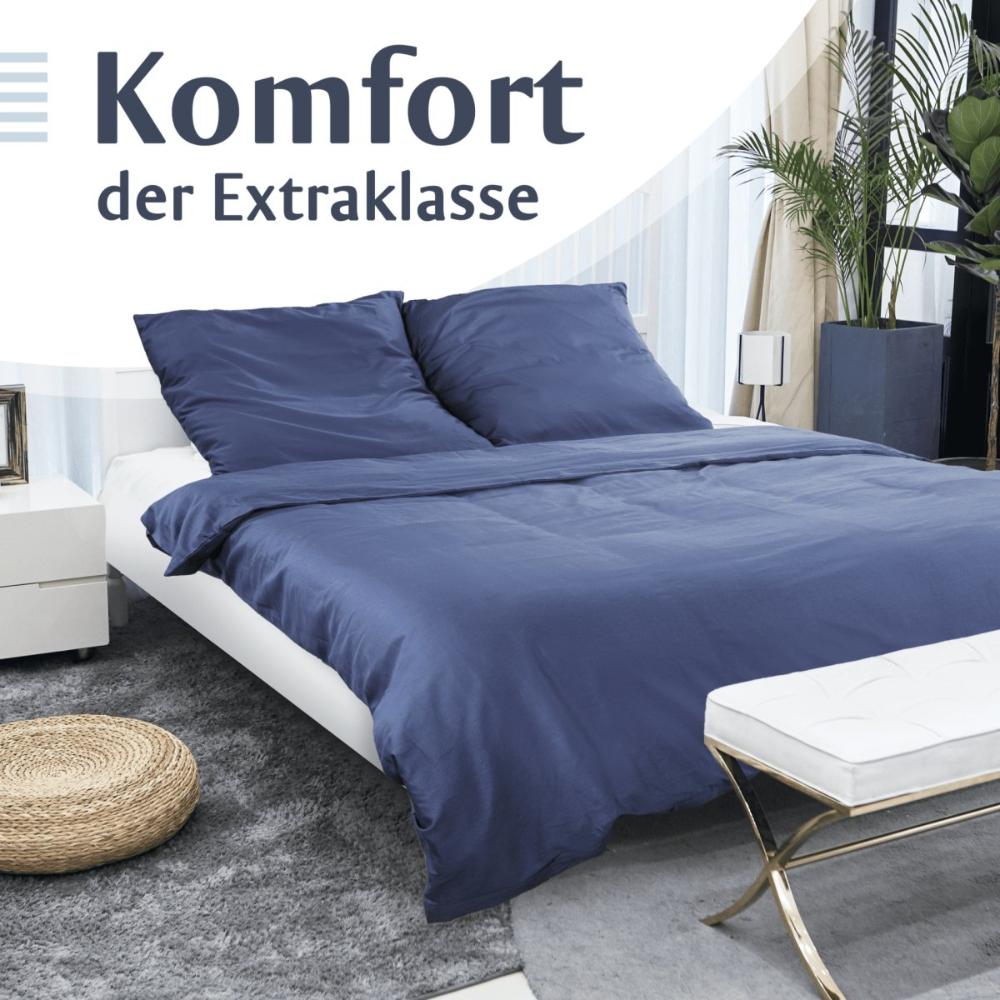 Luxus Baumwolle-Satin Bettwäsche Set -