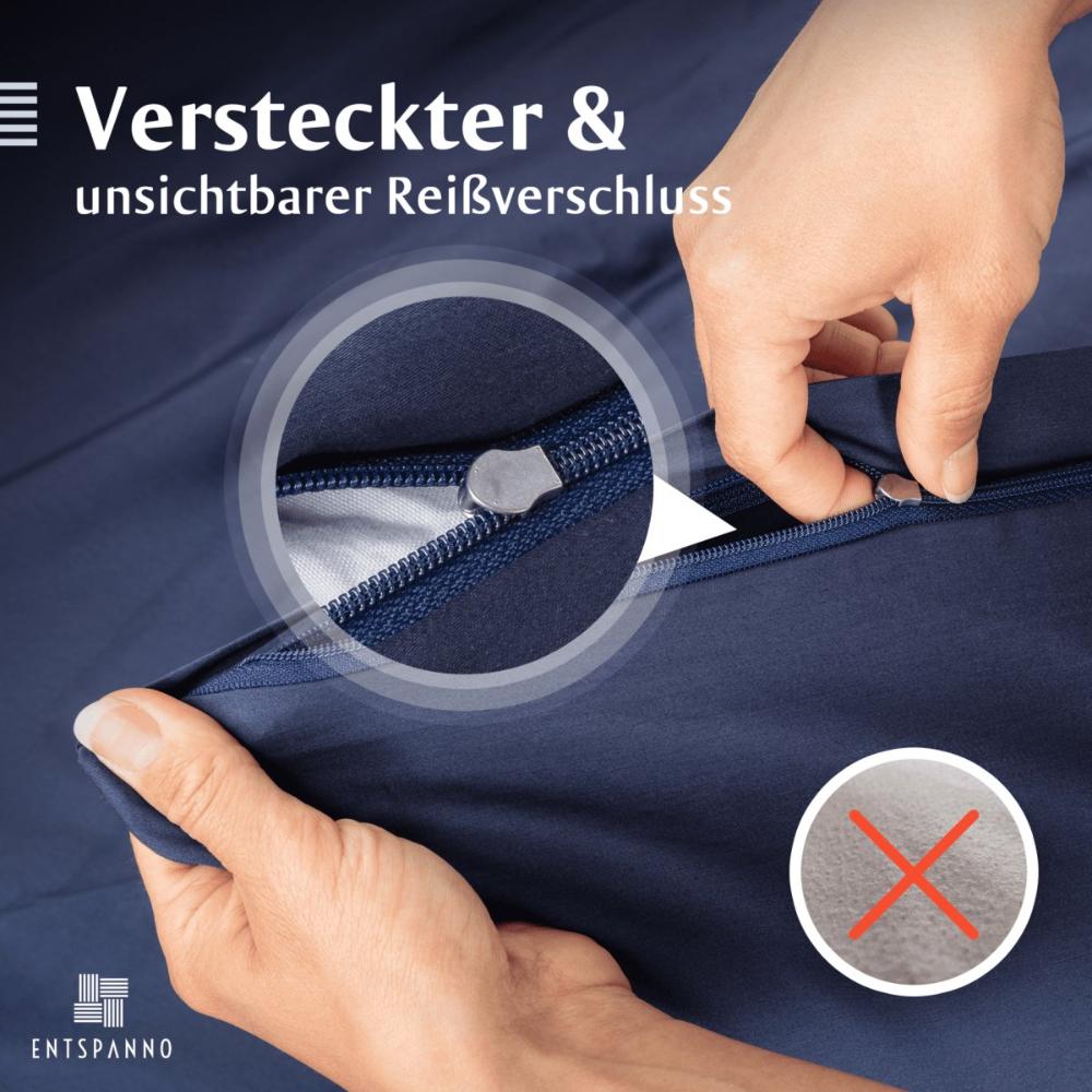 Luxus Baumwolle-Satin Bettwäsche Set -