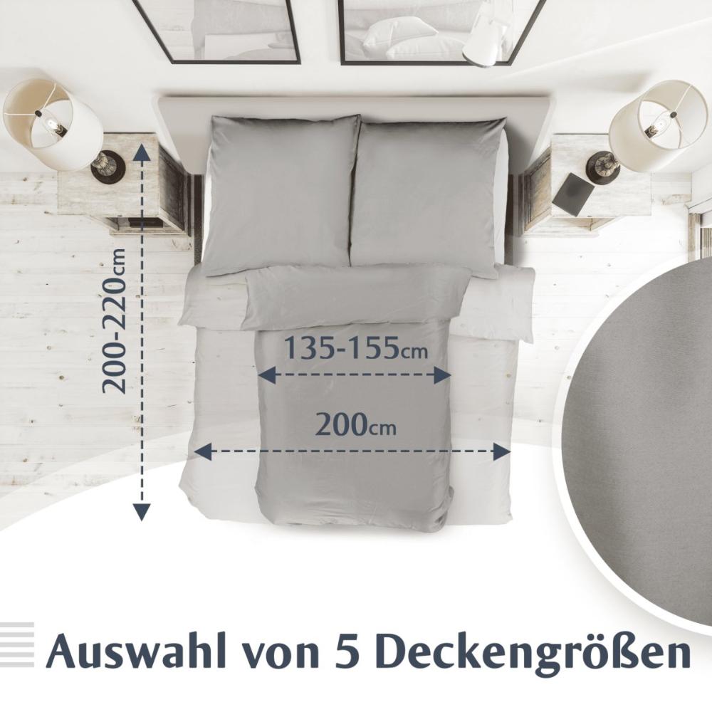 Luxus Baumwolle-Satin Bettwäsche Set -
