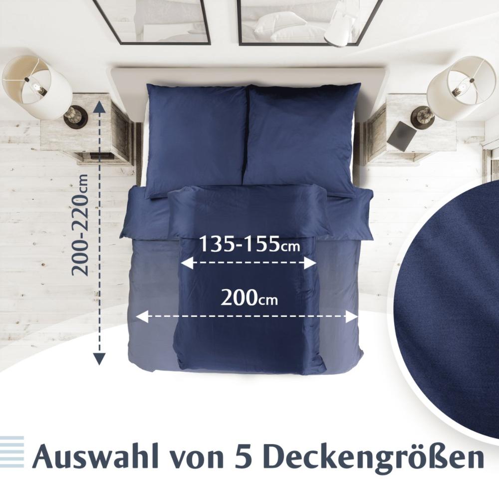 Luxus Baumwolle-Satin Bettwäsche Set -